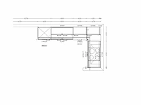 Showroom nobilia laser decor zwart beton hoek keuken - afbeelding 9 van  20