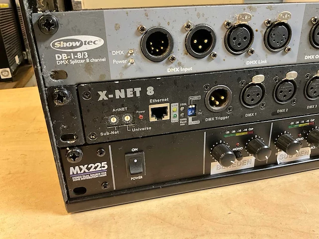 Showtec db-i-8/3 mixer en switch (3x) - afbeelding 4 van  8