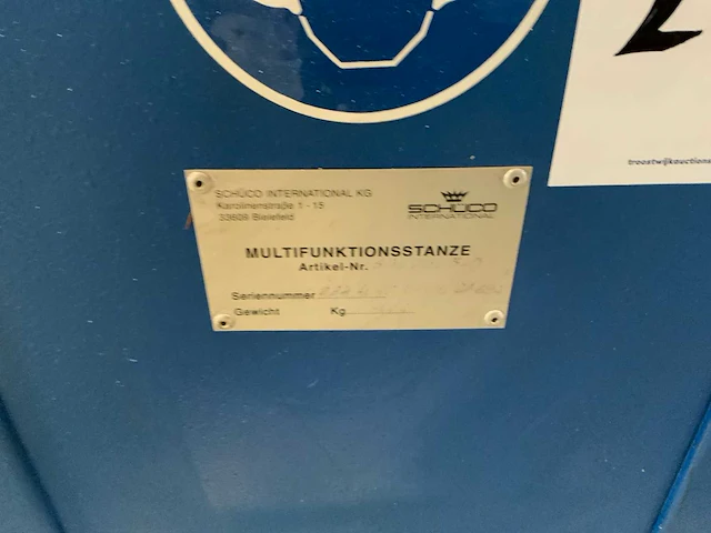 Shüco art. nr. shc 296549 pneumatische multifunctionele ponsmachine - afbeelding 5 van  5