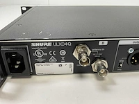 Shure (ulxd4q), quad channel receiver - for use with ulx-d digital wireless microphone system - afbeelding 6 van  6