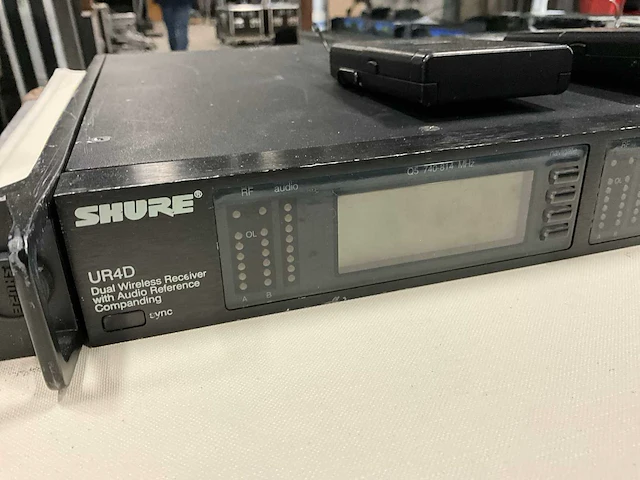Shure ur4d draadloze zenderset - afbeelding 4 van  7