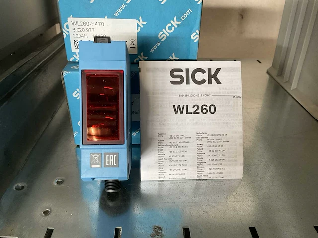 Sick wl260 elektrische fotocel sensor (5x) - afbeelding 1 van  2
