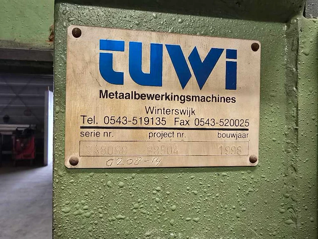 Sicmi - 1998 - pff-v - hydraulische pers - afbeelding 18 van  19