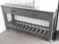 Side table met twee lades. afmeting 142 x 43 x 77 cm. - afbeelding 1 van  2