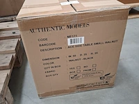 Sidetable / bijzettafeltje authentic models, mf171, walnut black - afbeelding 1 van  4