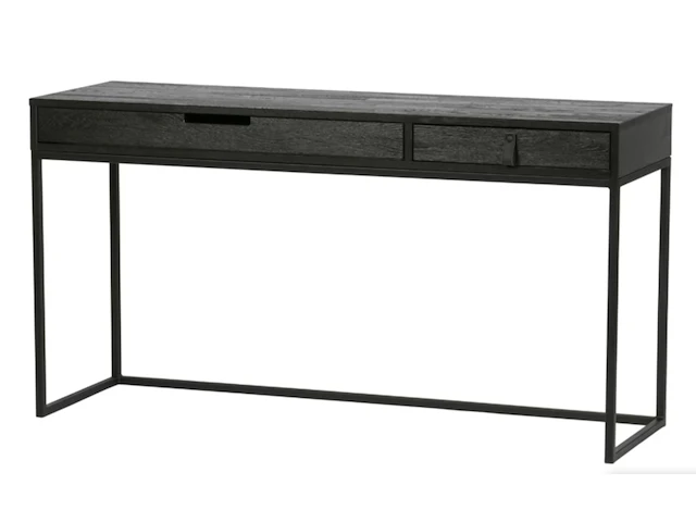 Sidetable silas grenen, 140cm woood, zwart - afbeelding 1 van  3