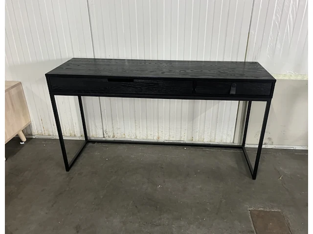 Sidetable silas grenen, 140cm woood, zwart - afbeelding 2 van  3