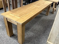 Sidetable, teakhout, 150x40 cm - afbeelding 1 van  3