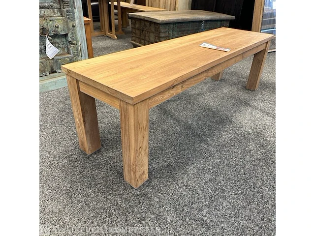 Sidetable, teakhout, 160x45 cm - afbeelding 1 van  3