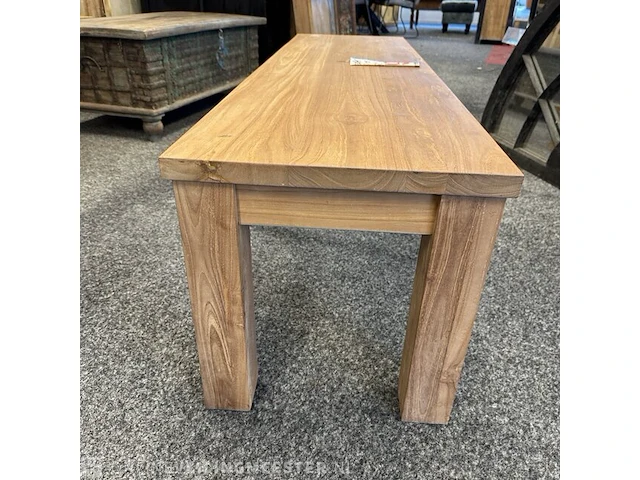 Sidetable, teakhout, 160x45 cm - afbeelding 2 van  3