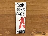 Sidetable, teakhout, 160x45 cm - afbeelding 3 van  3
