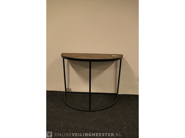 Sidetable visgraat ingelegd - afbeelding 1 van  7
