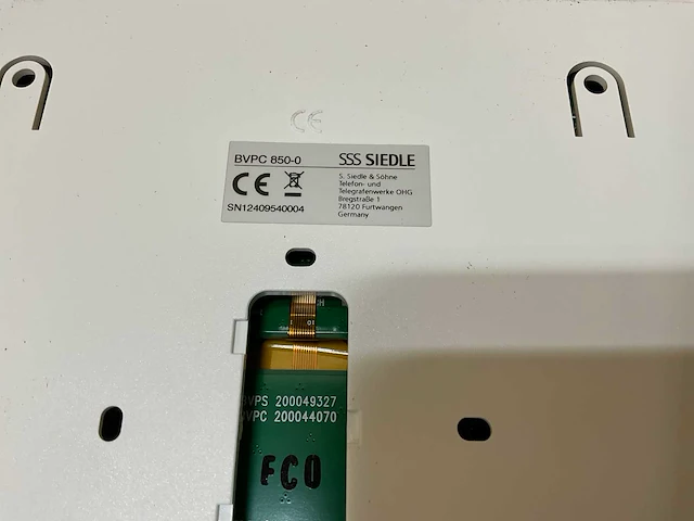 Siedle & söhne bvpc 850-0 e/w bus-videopaneel - afbeelding 5 van  9
