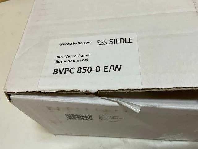 Siedle & söhne bvpc 850-0 e/w bus-videopaneel - afbeelding 9 van  9