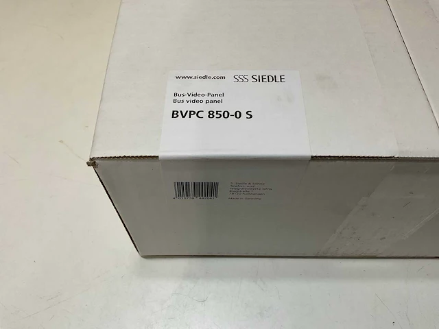 Siedle & söhne bvpc 850-0 s bus-videopaneel - afbeelding 4 van  12