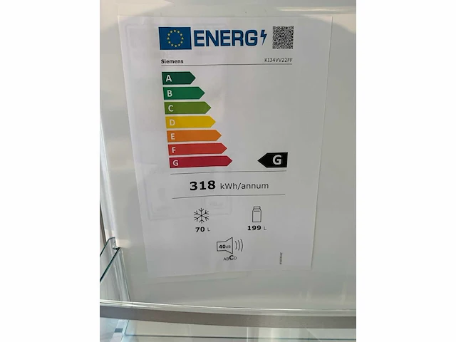 Siemens - ki34vv22ff - koel/vries combinatie - afbeelding 2 van  2