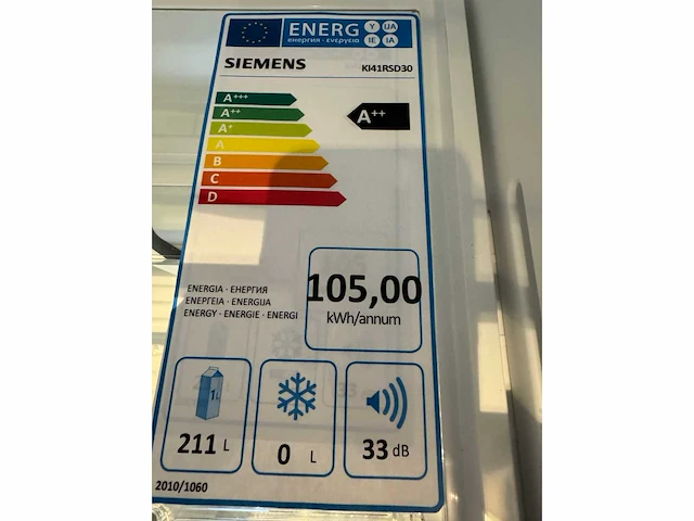 Siemens - ki41rsd30 - koelkast (c) - afbeelding 2 van  2