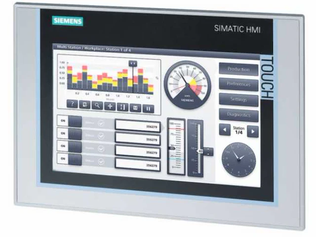 Siemens - simatic hmi tp900 comfort - 6av2124-0jc01-0ax0 - hmi scherm - afbeelding 1 van  2