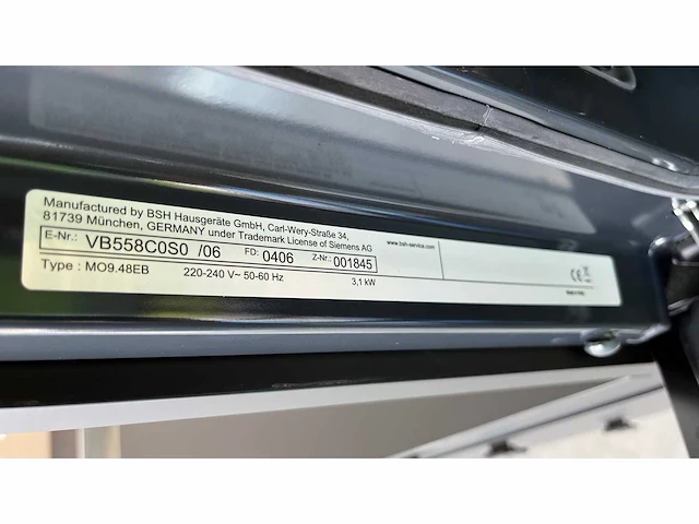 Siemens - vb558c0s0 iq500 serie - oven - afbeelding 4 van  6