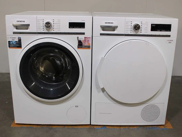 Siemens - wm16w461nl/01 9506 200062 en wt44w562nl/03 9709 01075 - washing machine - afbeelding 1 van  6