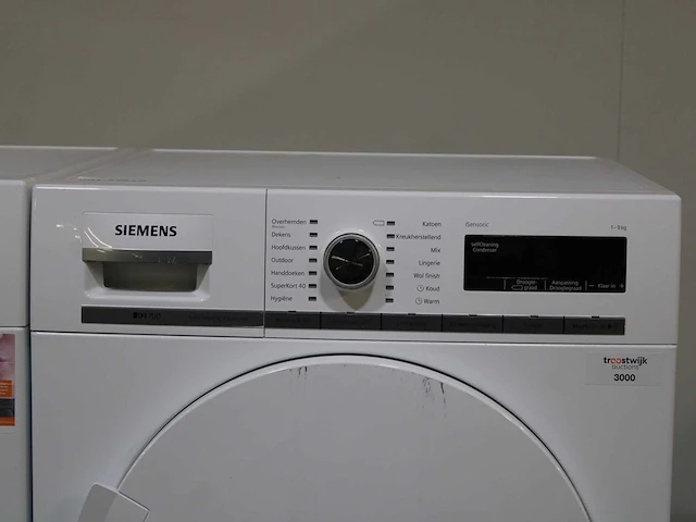 Siemens - wm16w461nl/01 9506 200062 en wt44w562nl/03 9709 01075 - washing machine - afbeelding 4 van  6