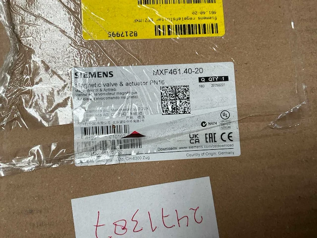 Siemens 400327 meng- en 2-wegafsluiter met flens dn40 - afbeelding 3 van  3