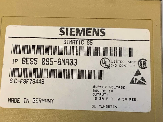 Siemens 6es5 095-8ma03 compact unit (4x) - afbeelding 10 van  21