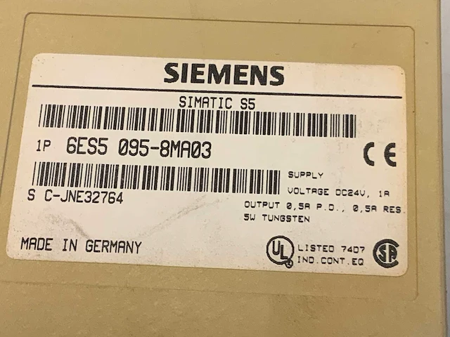 Siemens 6es5 095-8ma03 compact unit (4x) - afbeelding 17 van  21