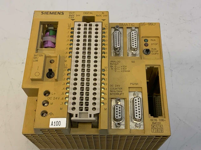 Siemens 6es5 095-8mc01 plc module - afbeelding 2 van  4