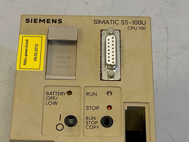 Siemens 6es5 100-8ma02 cpu module - afbeelding 3 van  5