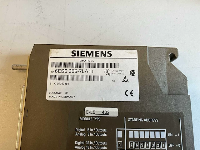 Siemens 6es5 306-7la11 digital output module (8x) - afbeelding 6 van  6