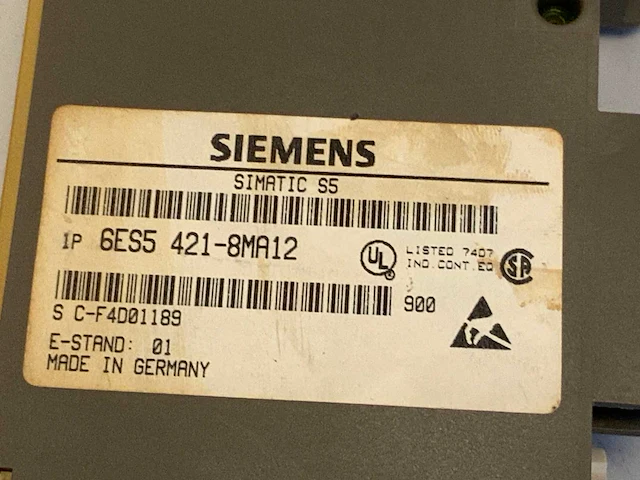 Siemens 6es5 421-8ma12 digital input module (13x) - afbeelding 3 van  41