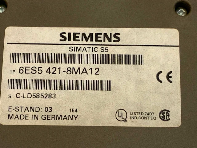 Siemens 6es5 421-8ma12 digital input module (13x) - afbeelding 9 van  41
