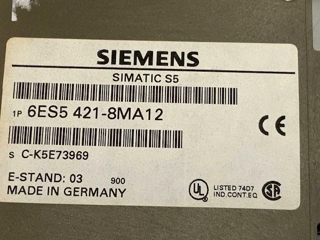 Siemens 6es5 421-8ma12 digital input module (13x) - afbeelding 13 van  41