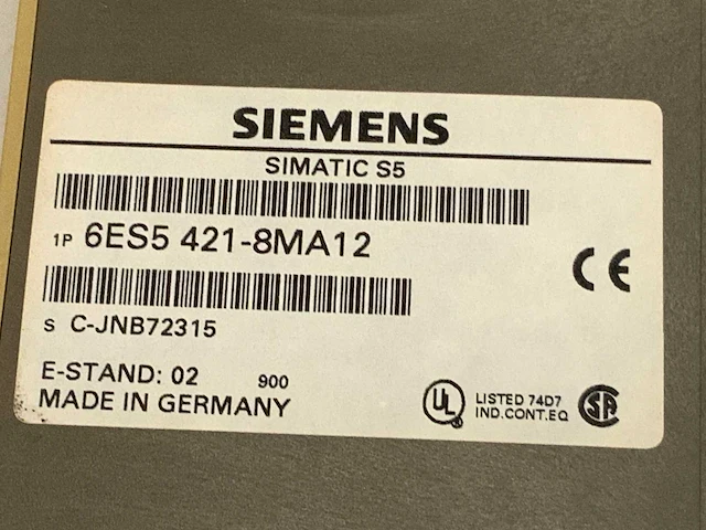 Siemens 6es5 421-8ma12 digital input module (13x) - afbeelding 16 van  41