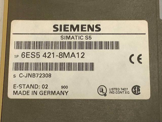 Siemens 6es5 421-8ma12 digital input module (13x) - afbeelding 19 van  41