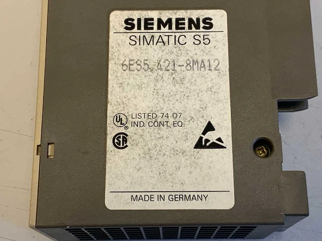 Siemens 6es5 421-8ma12 digital input module (13x) - afbeelding 34 van  41