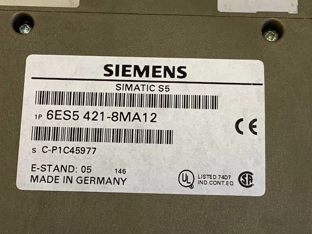 Siemens 6es5 421-8ma12 digital input module (13x) - afbeelding 40 van  41