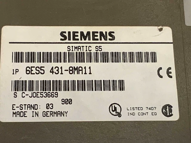 Siemens 6es5 431-8ma11 digital output module (12x) - afbeelding 3 van  27