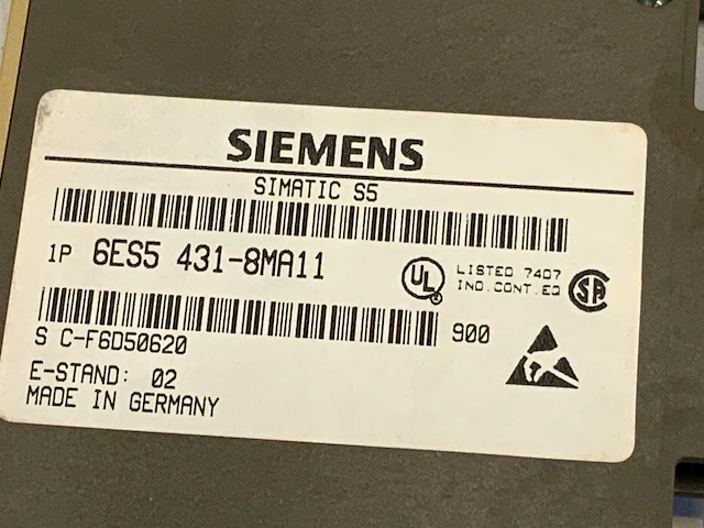 Siemens 6es5 431-8ma11 digital output module (12x) - afbeelding 7 van  27