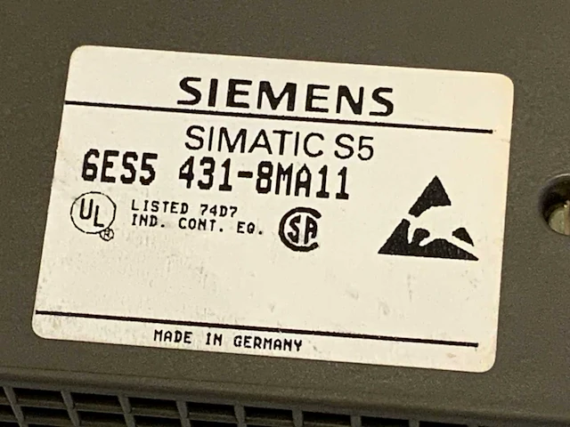 Siemens 6es5 431-8ma11 digital output module (12x) - afbeelding 9 van  27