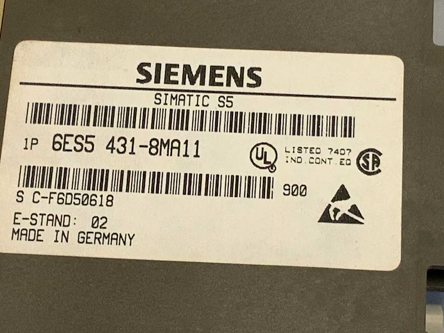Siemens 6es5 431-8ma11 digital output module (12x) - afbeelding 14 van  27