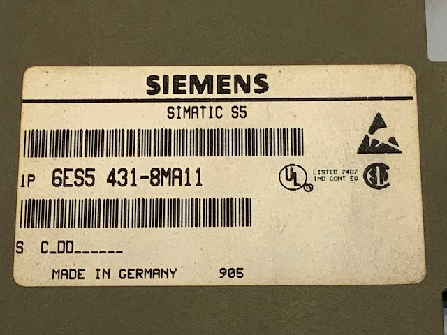 Siemens 6es5 431-8ma11 digital output module (12x) - afbeelding 18 van  27