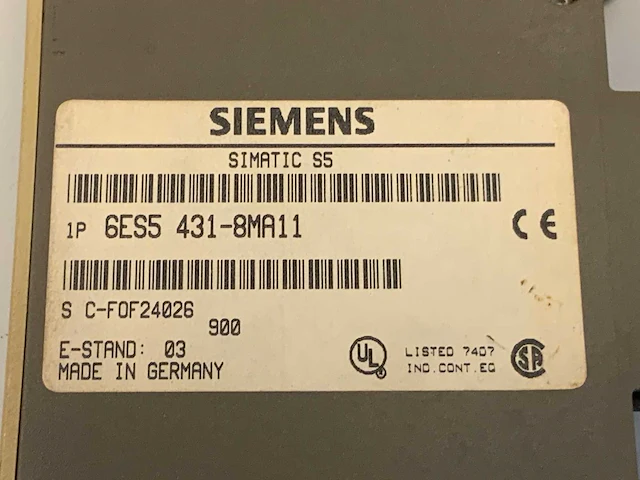Siemens 6es5 431-8ma11 digital output module (12x) - afbeelding 23 van  27