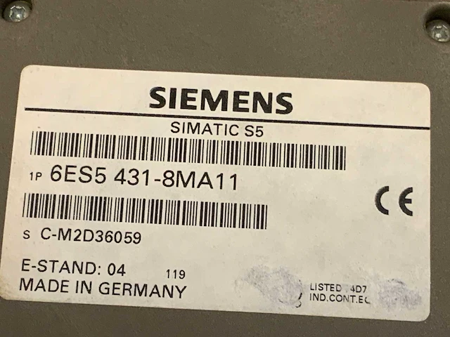 Siemens 6es5 431-8ma11 digital output module (12x) - afbeelding 27 van  27