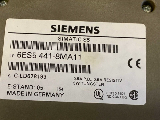 Siemens 6es5 441-8ma11 digital output module (9x) - afbeelding 7 van  24