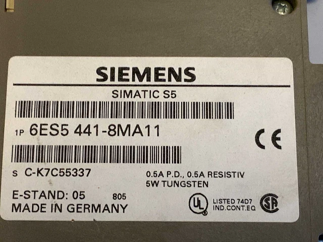 Siemens 6es5 441-8ma11 digital output module (9x) - afbeelding 10 van  24