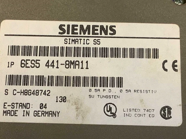 Siemens 6es5 441-8ma11 digital output module (9x) - afbeelding 19 van  24