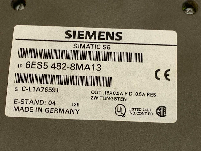 Siemens 6es5 482-8ma13 digital input module (11x) - afbeelding 2 van  35