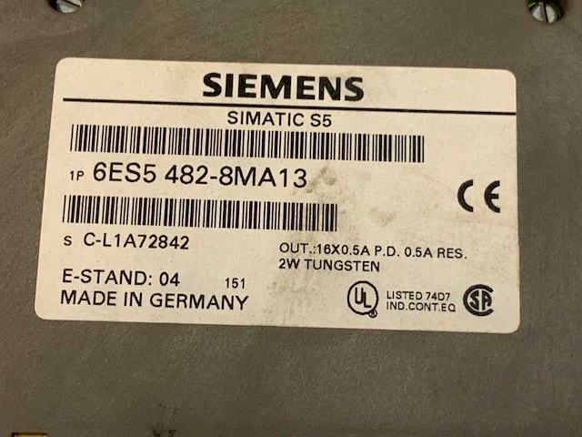 Siemens 6es5 482-8ma13 digital input module (11x) - afbeelding 8 van  35
